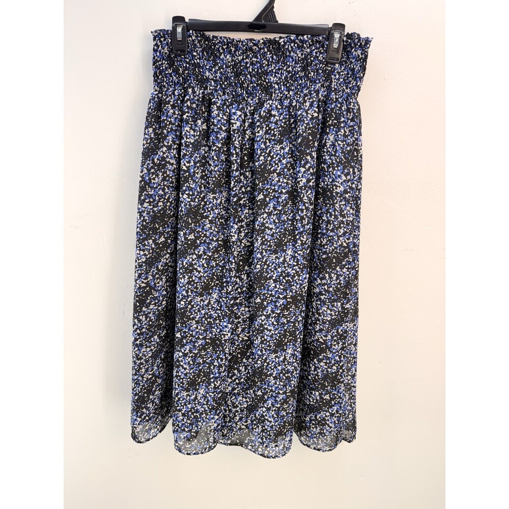 George M 8-10 Pull-On Stretch Flare Skirt - Easy Fit Elastic Waist Mid-Length